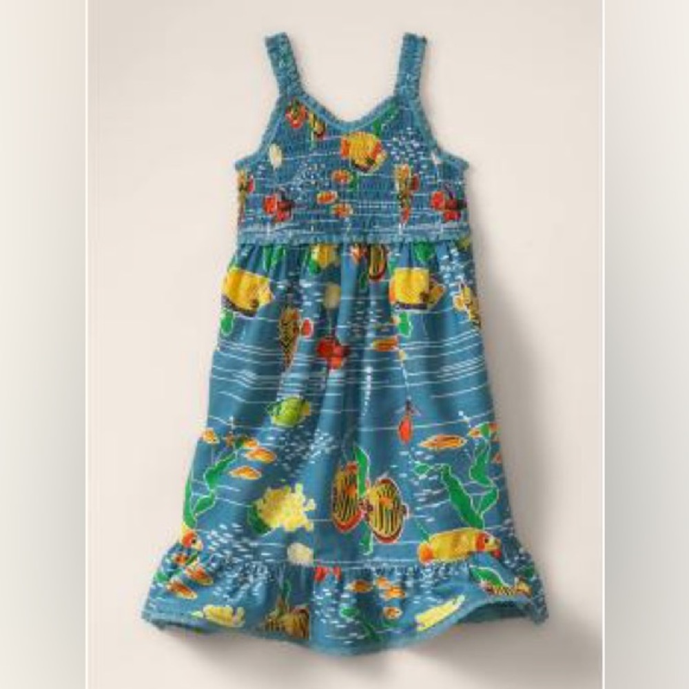 Stella McCartney x GapKids Bailey Sun Dress with Bloomers Fish Size 5 Cotton - Picture 4 of 12